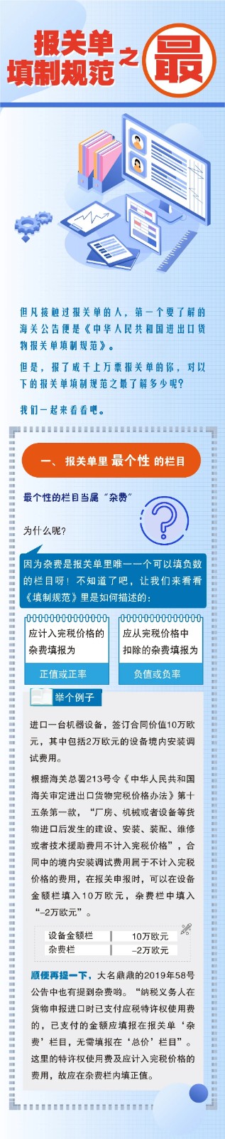報關(guān)單填制規(guī)范2021